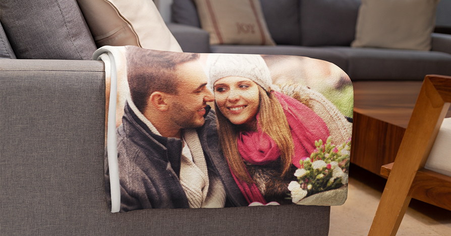 Custom Woven Blanket Valentine Gift Ideas