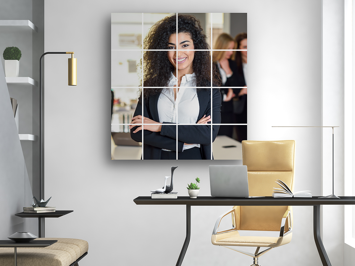 Mosaic Canvas Prints for office space