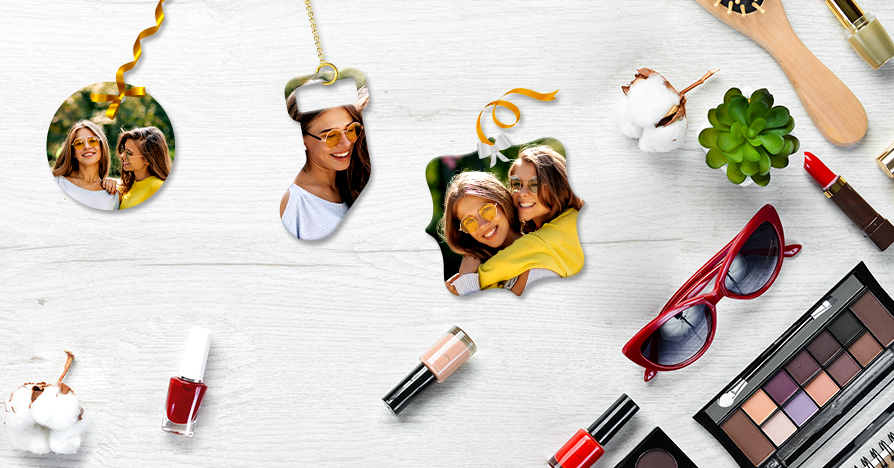 Photo Ornaments for sibling