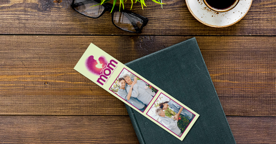 Custom Photo Bookmarks for Mothers Day