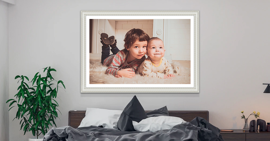 Babies photo framed prints