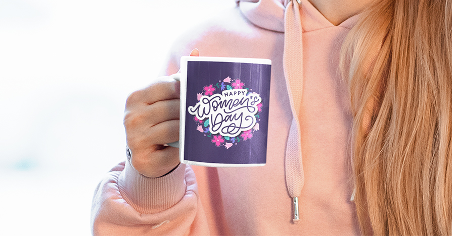 personalized photo mug  for Women's Day