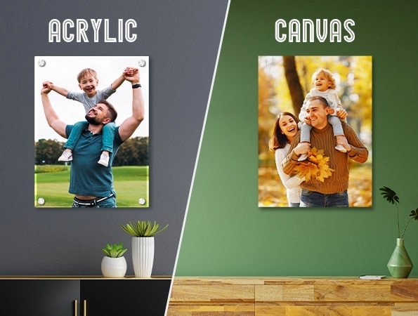 Difference Between Canvas Print vs Acrylic Print