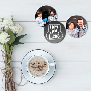 Photo Coaster for Tea Lover Dad