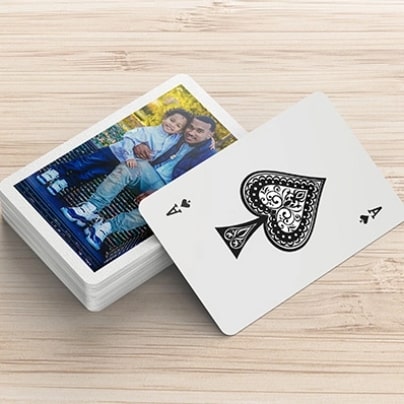 Custom Photo Playing Cards Father's Day Sale 