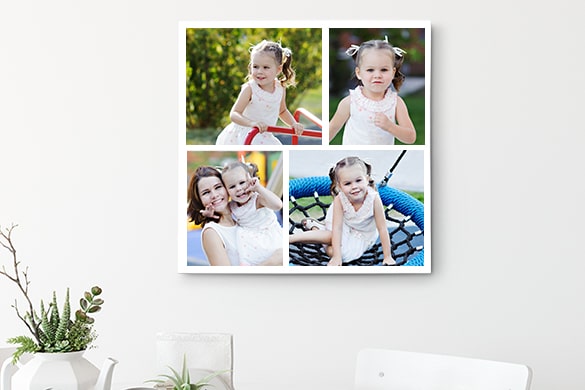 Mother Daughter Photo on Custom Collage Canvas Australia CanvasChamp