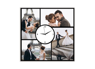 Custom Wall Clock for Wedding