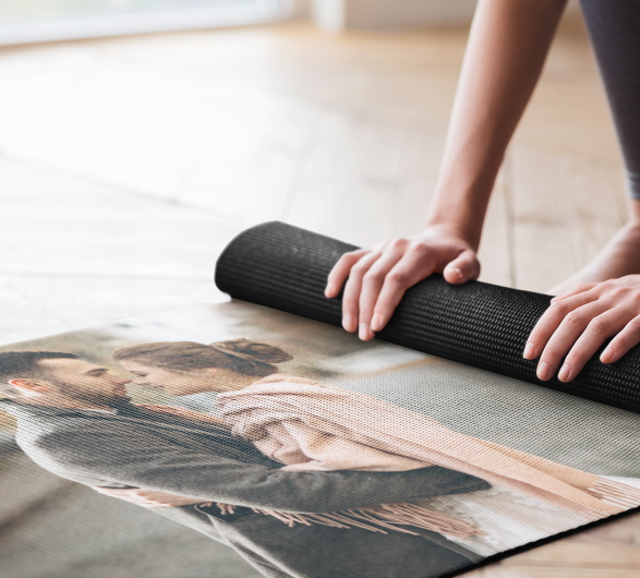 Custom Printed Yoga Mats with Photos